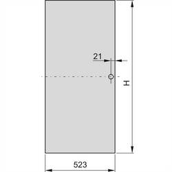 nVent SCHROFF 22117936 Tür mit Tür 1 St. Piece