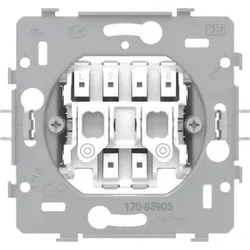 Niko Züblin 170-85905 Sockel für Rollladentaster, elektrisch getrennt, 10 A/250 Vac, Steckkl 17085905