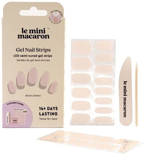 Le Mini Macaron Gel Nail Strips Blush