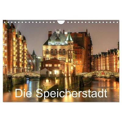 Die Speicherstadt (Wandkalender 2027 DIN A4 quer), CALVENDO Monatskalender
