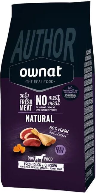 Ownat Author Fresh Ração Cães Pato E Frango 10 Kg