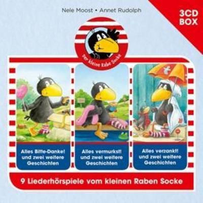 Der kleine Rabe Socke - 3-CD Hörspielbox Vol. 3 - , CD, 0602438659579