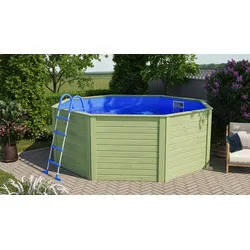 Karibu Pool Modell X0 350 x 350 cm - kdi mit Metallecke