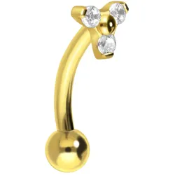 Titan Banane mit Push Fit KRISTALLBLUME