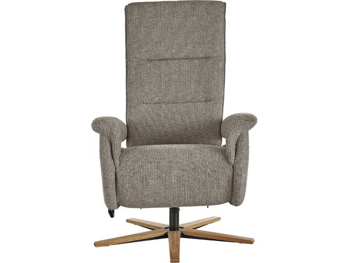 Funktionaler Relaxsessel Goms Stoff braun verstellbare Lehne B 81 cm T 93 cm H 119 cm - Material: Chenille 100% Polyester - Relaxsessel