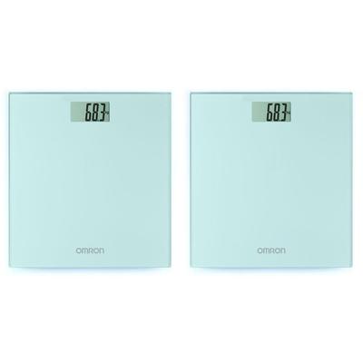 Omron Hn-289 digitale Personenwaage silbergrau 2x 2x1 St