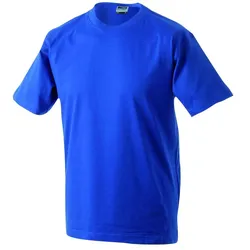 JAMES & NICHOLSON T-Shirt Gr. 4XL Rundhals Heavy royal