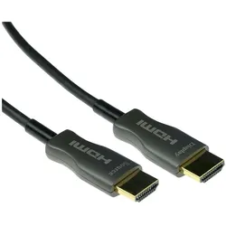 ACT 70 meter HDMI Premium 8K Hybrid cable HDMI-A male - HDMI-A male. (70 m), Videokabel, Schwarz