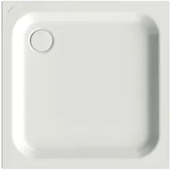 Bette quadrat Duschwanne „BetteSupra“ 900 × 900 mm ohne Oberflächenbeschichtung, ohne Oberflächenveredelung, ohne Wannenträger, in Ägäis