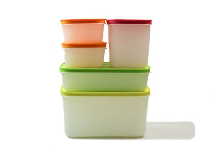 TUPPERWARE Vorratsdose Gefrier-Behälter farbig