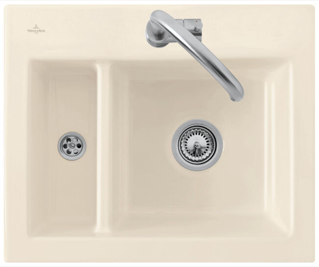 V&B; Évier Subway 60 XM, noir pur ; Villeroy & Boch (678000R7)