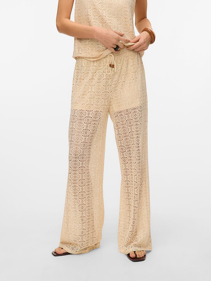 Vero Moda Hose in Creme - XL
