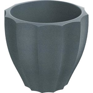 Ethick Übertopf Rona TR60, betongrau, Ø 60 x 54 cm, aus Kunststoff, für innen und außen