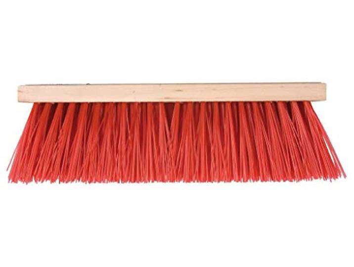 Talen Tools - Bezem - Kunststof - Rood - 41 cm - Zonder steel