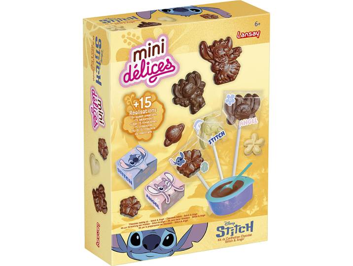 MINI DÉLICES - KIT DE CONFECTION CHOCOLAT STITCH & ANGEL
