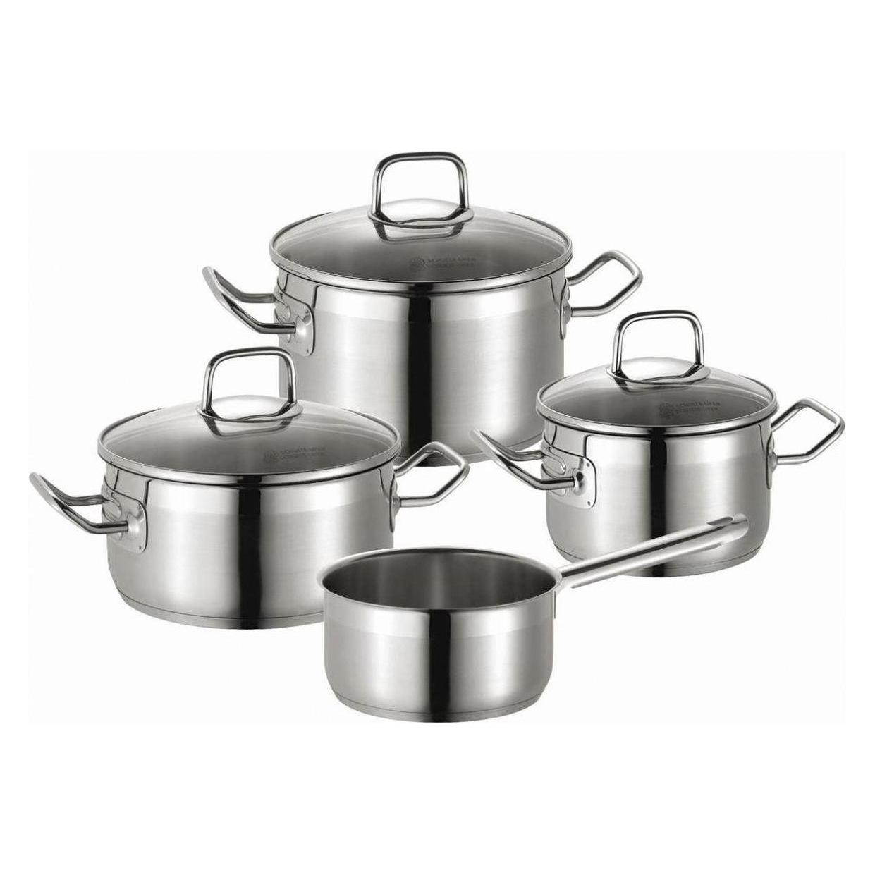 Schulte-Ufer Schulte Ufer Edelstahl Einsteiger Topfset 4-teilig (Set1029)