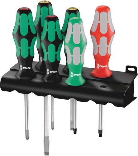 Wera 334/368/6 Rack Schraubendreher-Set 6teilig