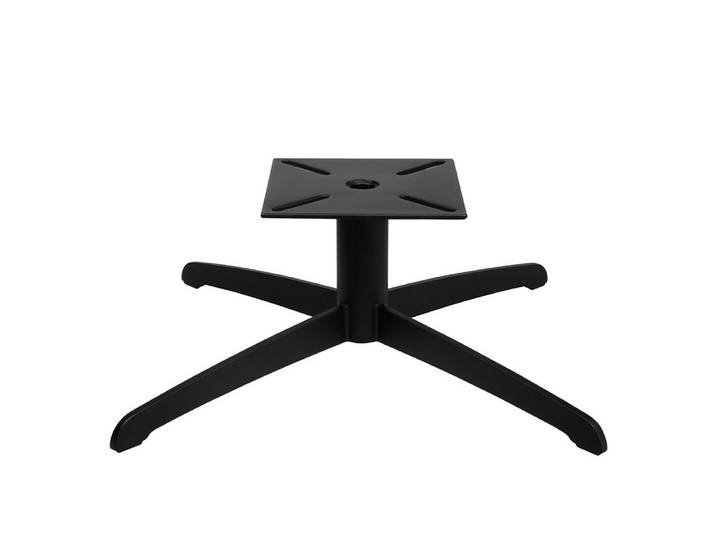 Prima-Online Stuhl Metall Stuhlgestell Schwarz Matt Stabil Basis Modern Loft 70x21cm
