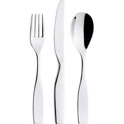 Citterio 98 Dessertbesteck-Set, spiegelpolierter Stahl, 12-teilig