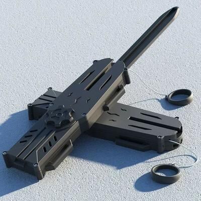 Inspire Select Telescopic Battle Sword Fidget Toy Multiplayer Parent Child Interactive Game black