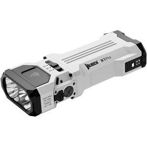 Wuben Taschenlampe X1 Pro weiß, LED, aufladbar, 12.300 Lumen, 13 cm, wasserfest