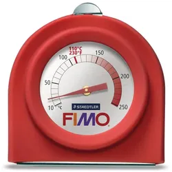Fimo Soft - Ofenthermometer, Thermometer + Hygrometer, Rot