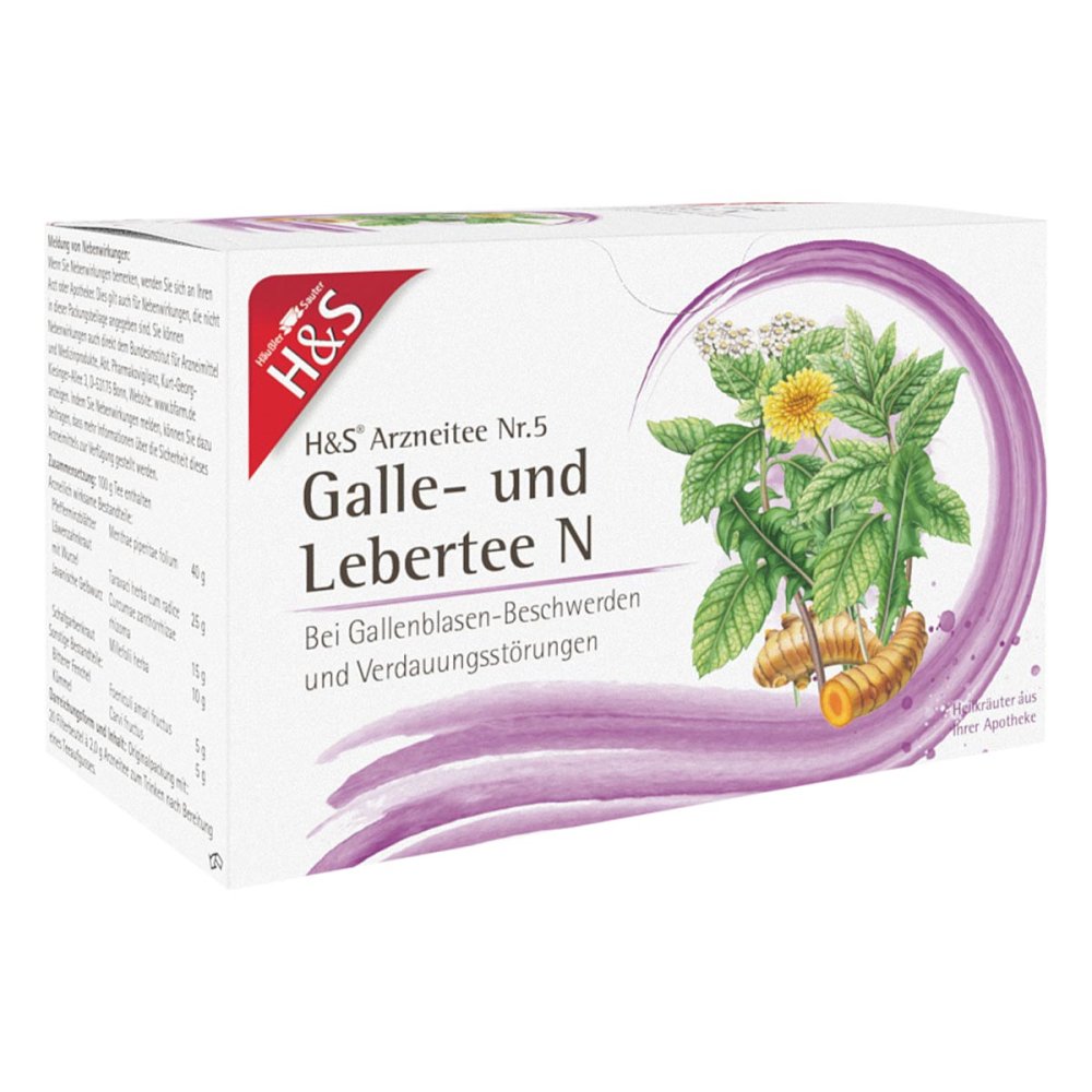 H&S Tee - Gesellschaft mbH & Co. H&s Galle- und Lebertee N Filterbeutel 03112389