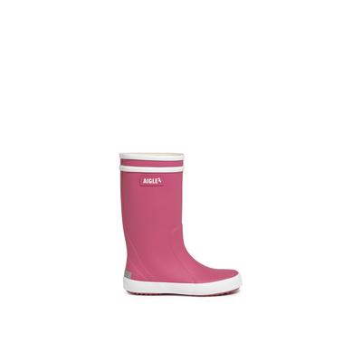 Stiefel AIGLE "Lolly-Pop 2", Mädchen, Gr. 25, pink (pink, weiß), Obermaterial: 100% Naturkautschuk NaRubber., Schuhe Stiefel