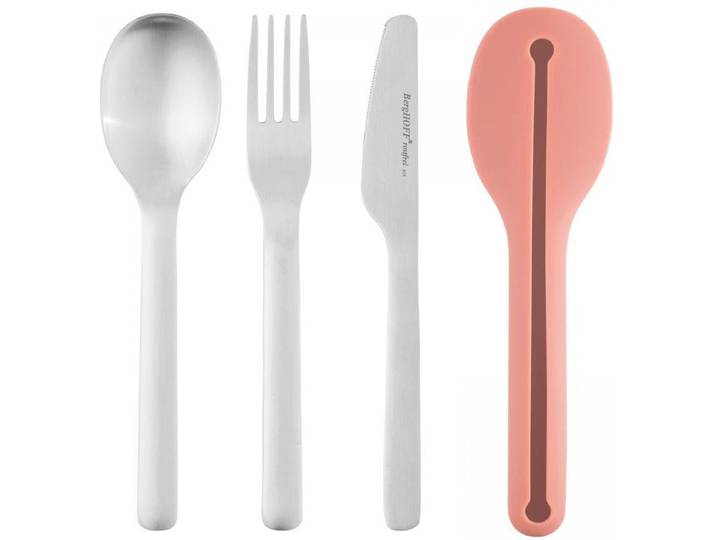 LEO Set reisbestek Roze - Roze -