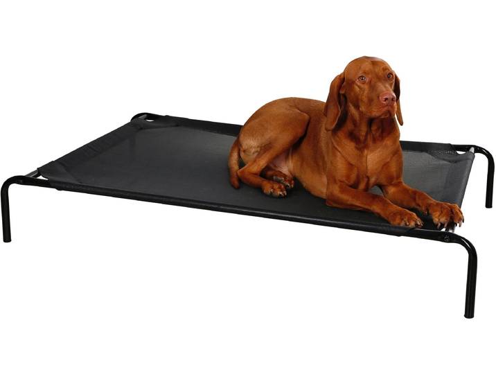 Tierbett KERBL Vacation 130 cm x 80 cm x 20 cm , schwarz, B/H/L: 130cm, Tierbetten, Tierbett