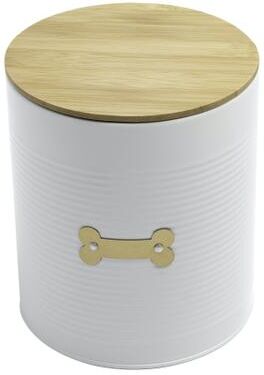 Hector Food Tin Pet by Park Life Designs in White