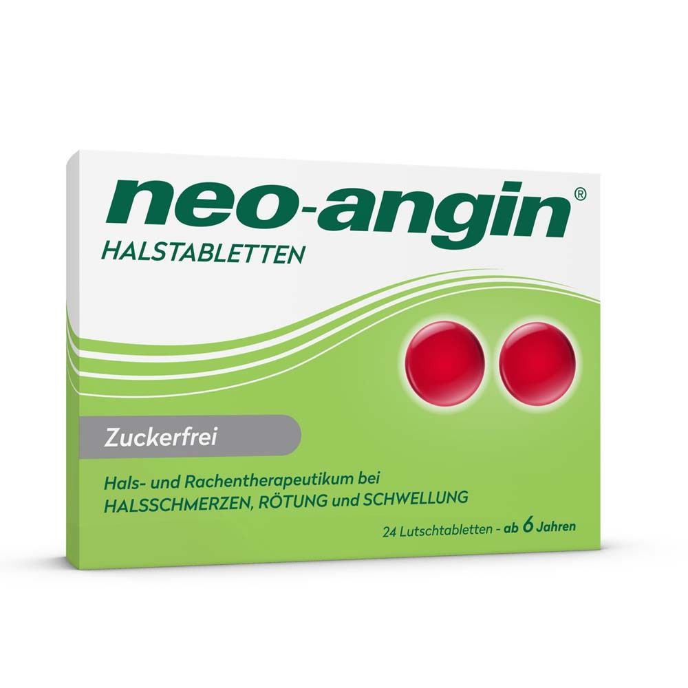 Neo-Angin Halstabletten zuckerfrei 24 St Lutschtabletten