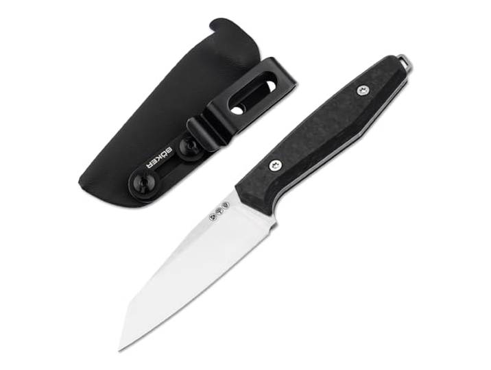 BÖKER SOLINGEN Daily Knives AK1 Reverse Tanto Messer mit MagnaCut Klinge - Pfadfinder Fahrten-Messer 42a konform - EDC Taschenmesser feststehend mit Kydex-Scheide & Clip - Made in Germany
