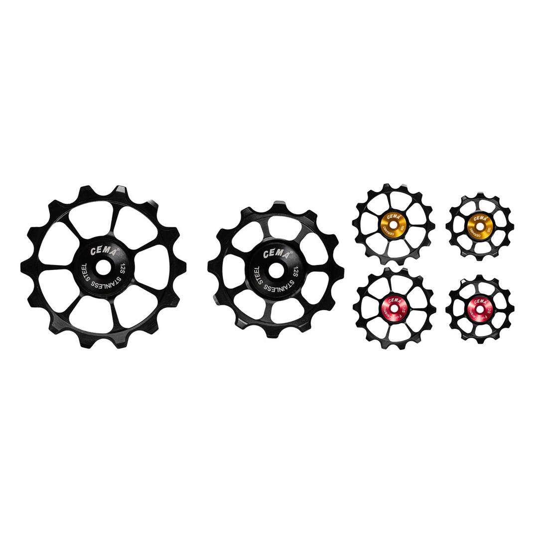 Cema Schalträdchen Aluminium Shimano SRAM 9/10/11-fach (SRC-JW-B02412U)