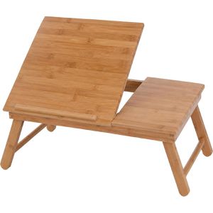 Zeller Laptoptisch 25325, aus Bambus, winkelverstell- und klappbar, 55 x 21,5 x 33 cm