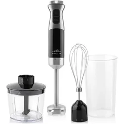 ETA ETA306290000 Kalla Hand blender, 800 W, Black/Stainless Steel, Stabmixer, Schwarz, Silber