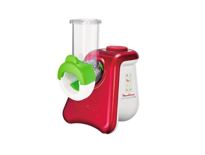 MOULINEX Zerkleinerer Fresh Expess Max, 1 Stück , bunt (rot, weiß, apfelgrün, transparent), B:20cm H:34cm T:30cm, Zerkleinerer, Zerkleinerer
