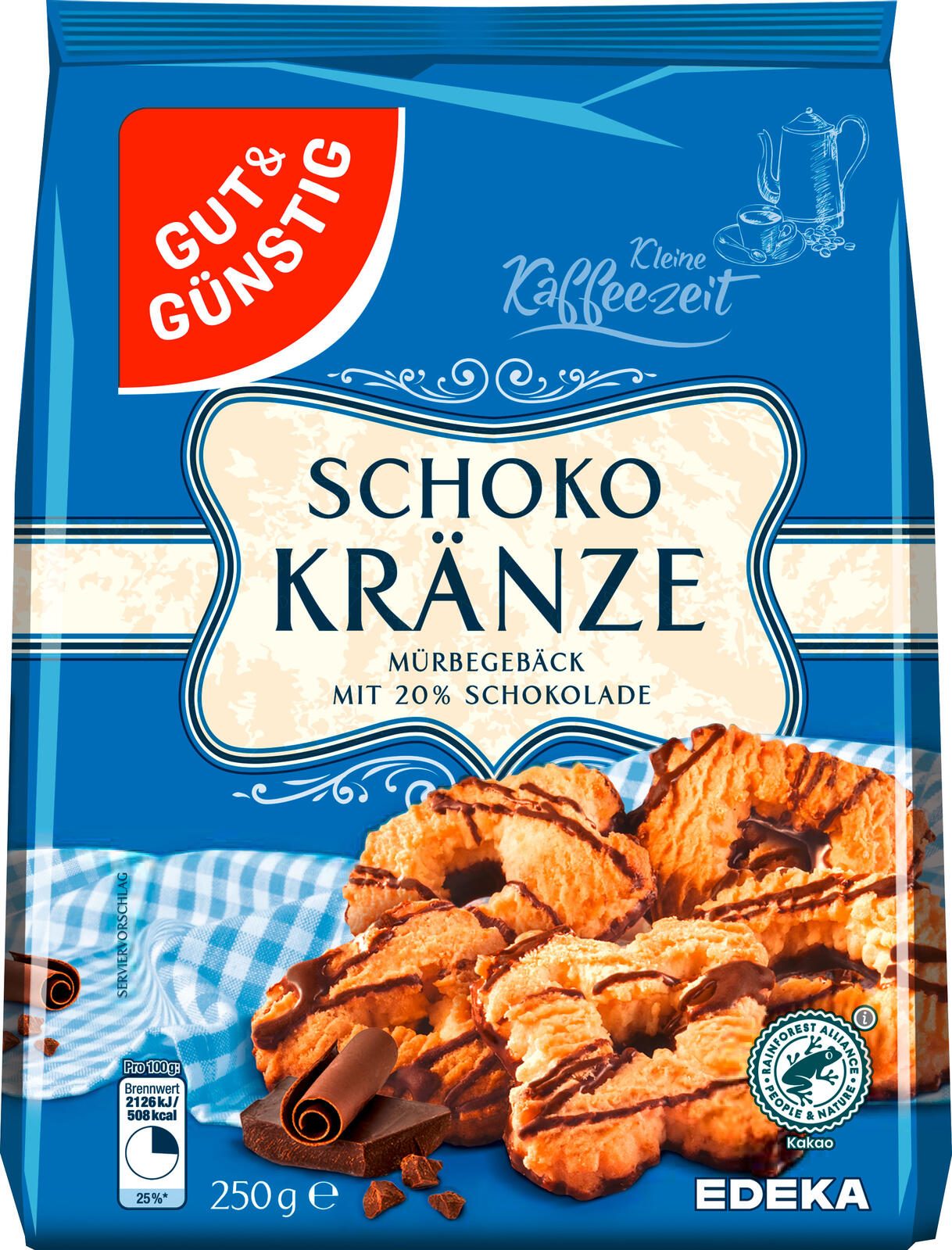 GUT&GÜNSTIG Schokokränze 250,0 g 3177608006