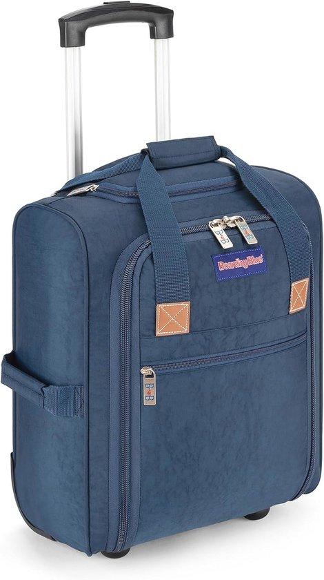 Rollbarer Handgepäckkoffer, der unter den Sitz passt, 17x13x8 Zoll - Geeignet für verschiedene Fluggesellschaften