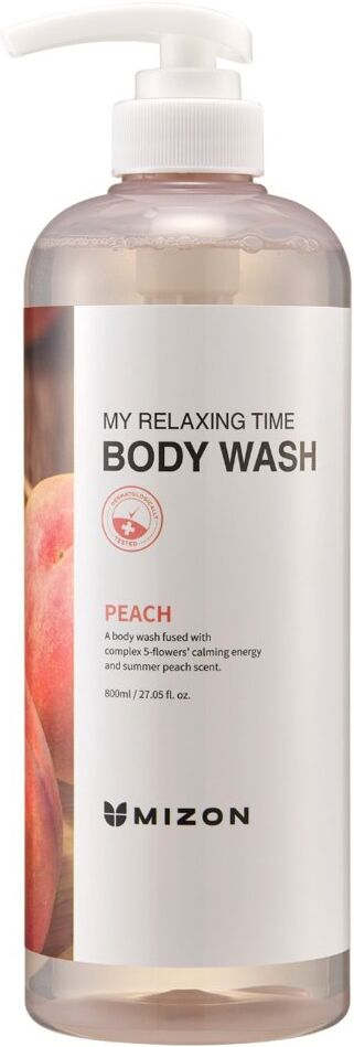 MIZON My Relaxing Time Peach Body Wash 800ml
