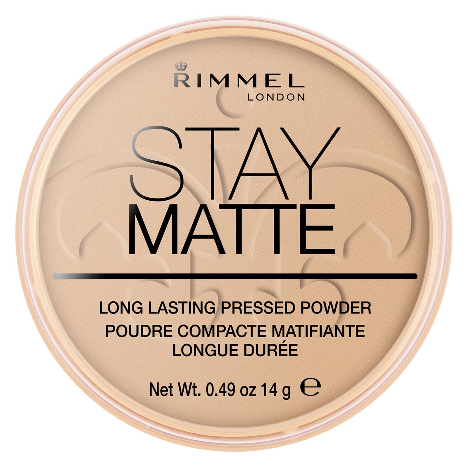 Rimmel London Stay Matte Mate Kompaktpuder (Sandstorm) (34788218004)