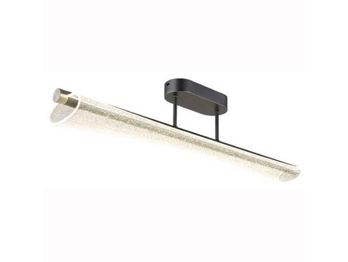 Plafonnier LED en acrylique mat avec bulles d'air Anthracite L 81 cm