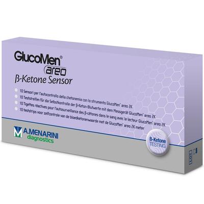 Glucomen areo 2K ß-Ketone Sensor Teststreifen 10 St