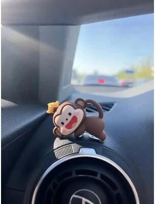 Uplift Treasures Adorable Mini Monkey Car Hanging Ornament Adorable Mini Monkey Car Hanging Ornament