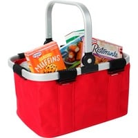 reisenthel Carrybag Mini, gefüllt, Rollenspiel rot/aluminium