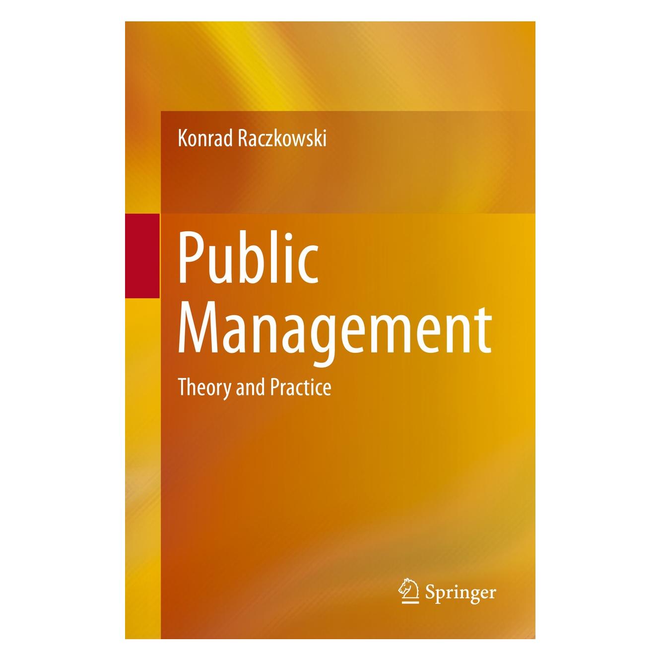 Springer Public Management (Englisch, Hardcover, Konrad Raczkowski) (9783319203119)