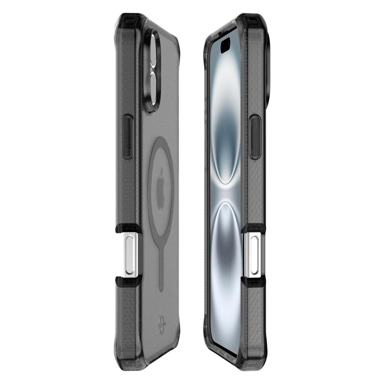 Itskins Case iPhone 16 6.1" HYBRID R/ Vapor MagSafe (Apple iPhone 16) (AP6N-HBVAR-SMOK)