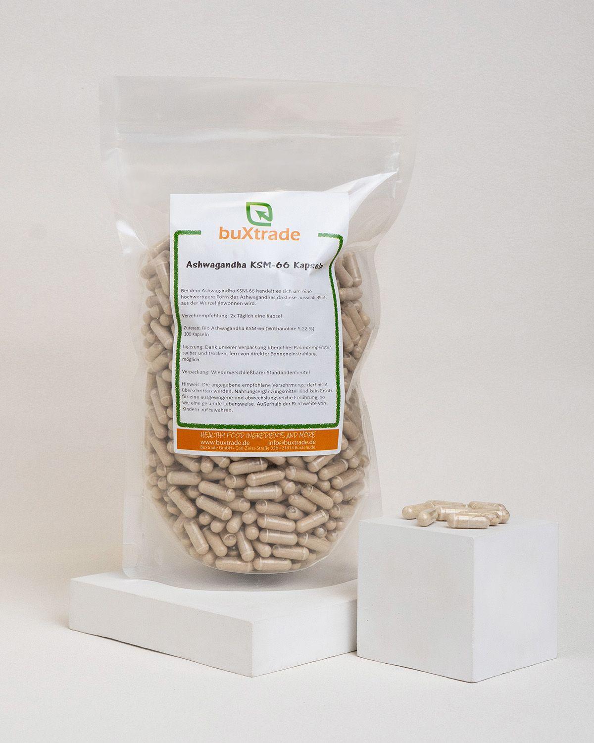 10 kg Ashwagandha KSM-66 Kapseln