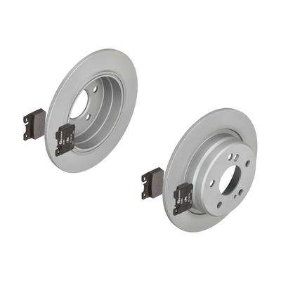 ATE Bremsensatz, Scheibenbremse Bremsensatz-Hinterachse IK3EBYNDH1 Hinterachse voll 278mm 9mm für Mercedes