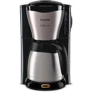 Philips Kaffeemaschine HD7548/20 Gaia, mit Thermoskanne, 1,2 Liter, 1000 Watt, schwarz, bis zu 10 Tassen